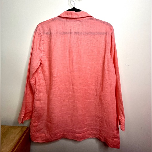 Lilly Pulitzer Tops | LP Linen Top | Color: Pink | Size: S - Picture 3 of 3